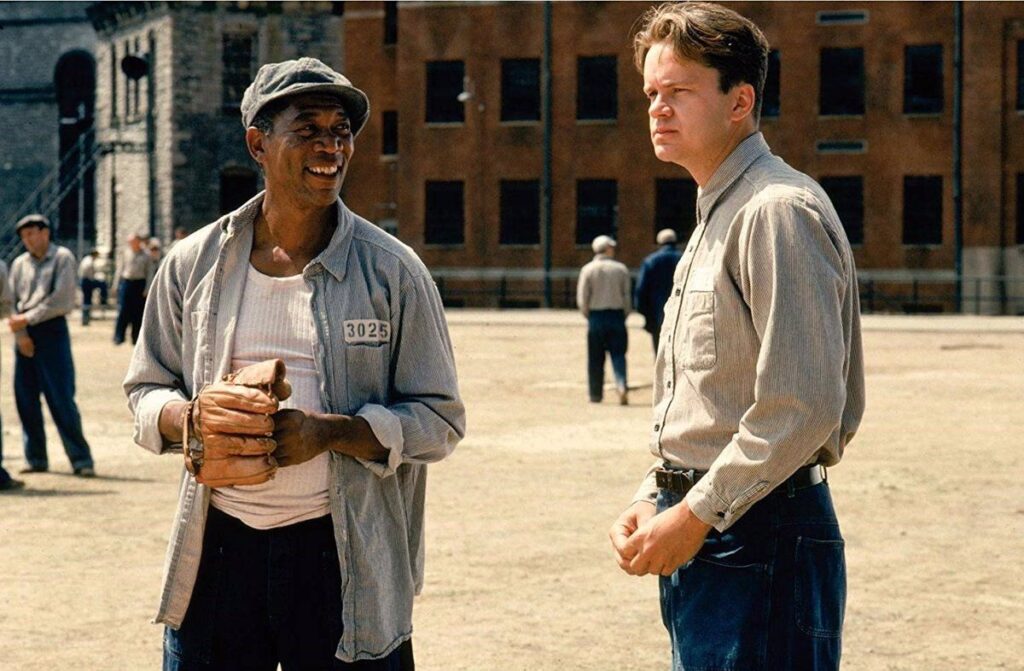 Morgan Freeman en la película "Cadena Perpetua"