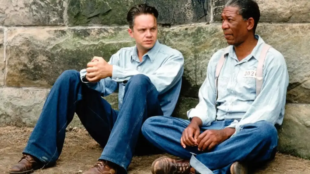 Morgan Freeman en la película "Cadena Perpetua"