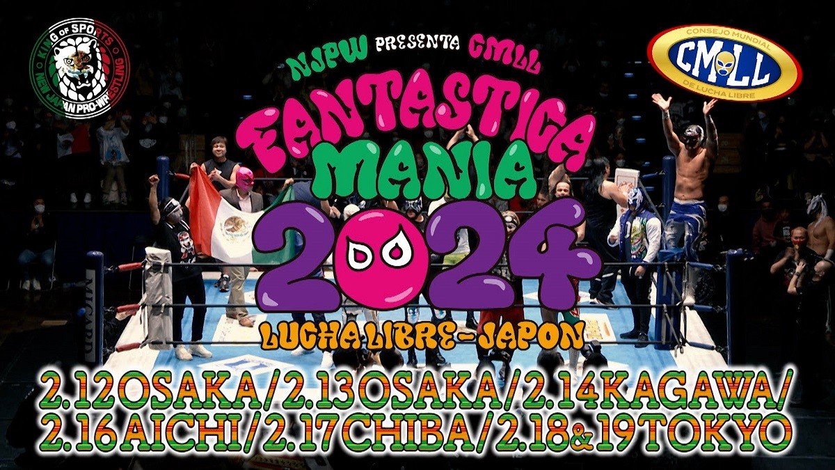 NJPW y CMLL Revelan Épicas Luchas para la Gira Fantasticamania 2024