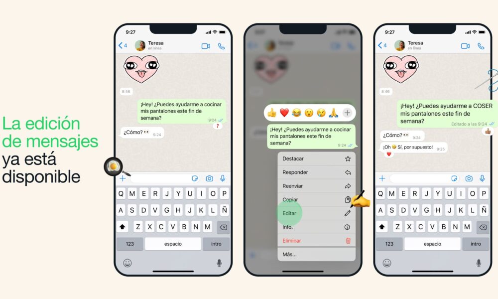 Cómo ver los mensajes editados en WhatsApp