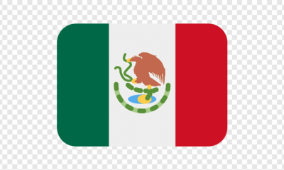 El emoji de la bandera de México (🇲🇽) se muestra como una bandera completa en la mayoría de las plataformas, como WhatsApp, Facebook, Twitter y Instagram.