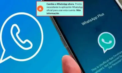 ¿Por qué aparece "cambia ahora a WhatsApp" en WhatsApp Plus?