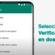 Verificación en dos pasos en WhatsApp