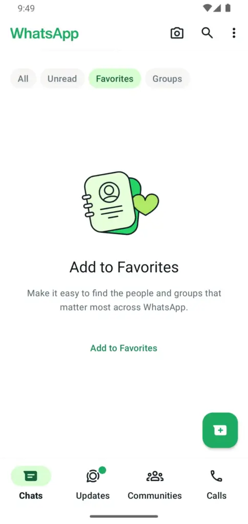 WhatsApp Beta para Android 2.24.12.7: ¡Llega el filtro de favoritos para chats y grupos!