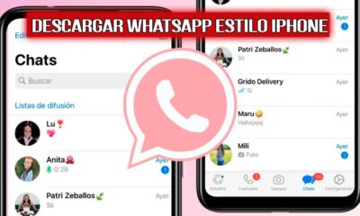 WhatsApp estilo iPhone