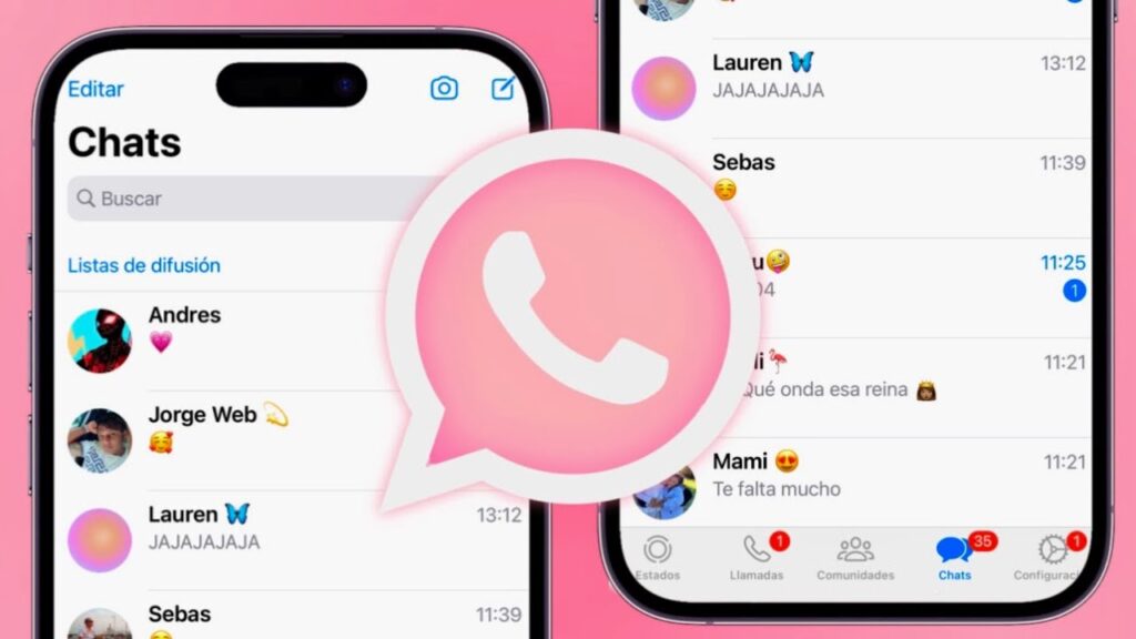 WhatsApp estilo iPhone
