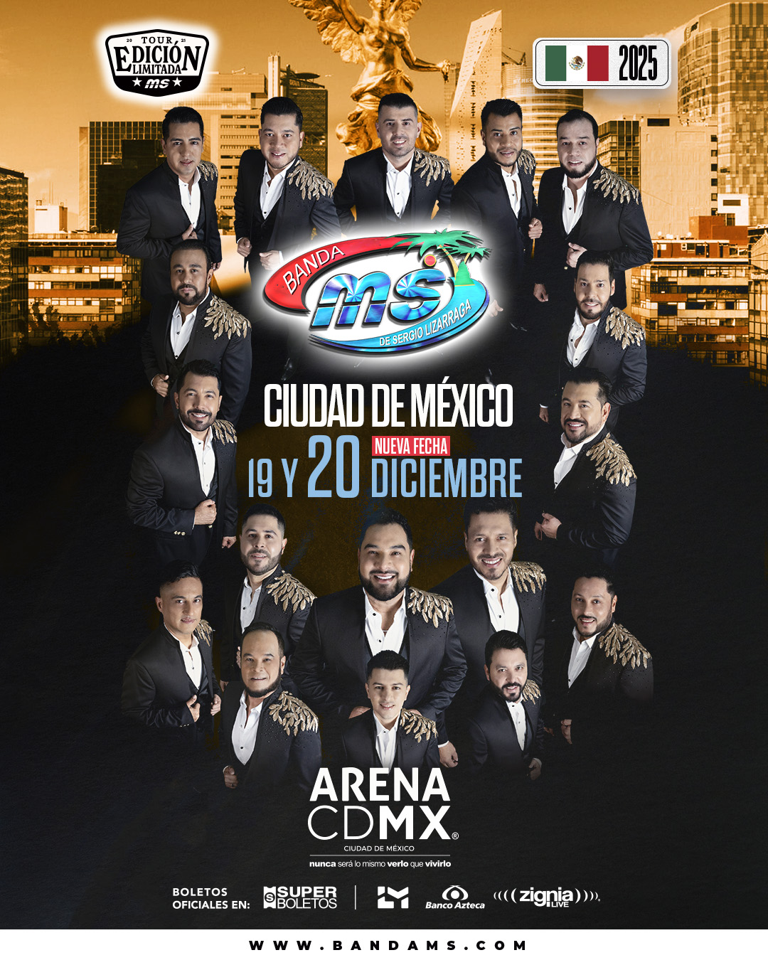 Banda MS Anuncia Nuevas Fechas de su Tour “Edición Limitada” en Monterrey y CDMX