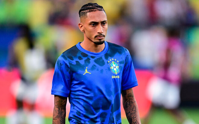 Raphinha, baja sensible para Brasil en el Mundial