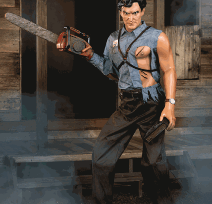 Ash Williams de Army of Darkness cobra vida en un impresionante animatrónico de Halloween