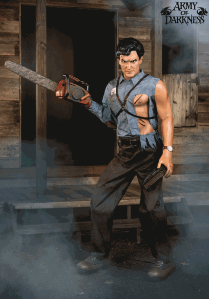 Ash Williams de Army of Darkness cobra vida en un impresionante animatrónico de Halloween