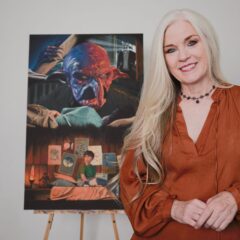 Arte de póster de terror: JoAnne McGrath y GOODBYE, MONSTER