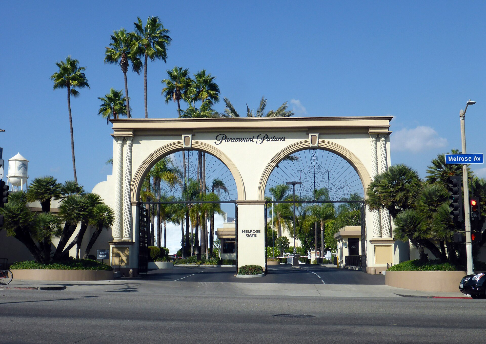 Entrada de los estudios de Paramount Pictures en Hollywood, otra de las marcas de Skydance