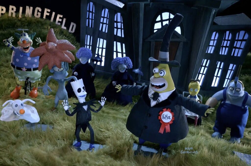 Los Simpson rinden tributo a Pesadilla antes de Navidad en especial de Halloween