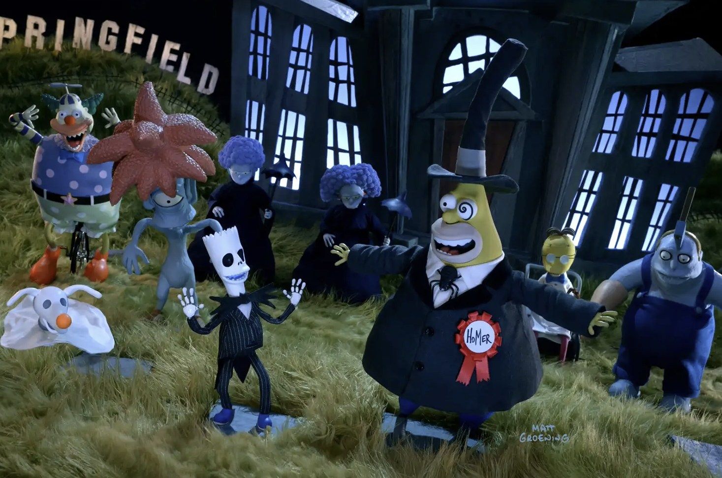 Los Simpson rinden tributo a Pesadilla antes de Navidad en especial de Halloween